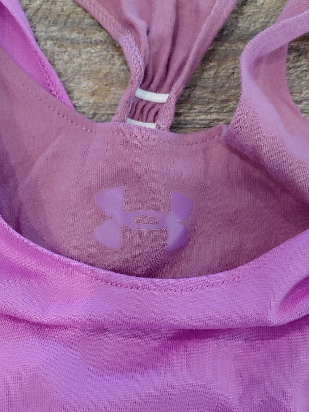 Girls Pink Racerback Tank Top - Picture 3 of 4